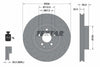 Textar Front Coated High-Carbon Brake Disc Pro+ Perforated Vented 92171905 335mm thumbnail