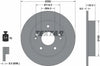 Textar Rear Brake Disc Pro Solid 92172003 260mm thumbnail