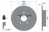 Textar Rear Brake Disc Pro Solid 92172003 260mm thumbnail