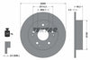 Textar Rear Brake Disc Pro Solid 92172103 260mm thumbnail