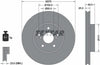 Textar Front Coated Brake Disc Pro Vented 92173103 275mm thumbnail