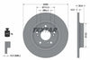 Textar Rear Brake Disc Pro Solid 92173403 282mm thumbnail