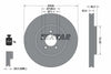 Textar Front Coated High-Carbon Brake Disc Pro+ Vented 92173505 326mm thumbnail