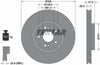 Textar Front Coated High-Carbon Brake Disc Pro+ Vented 92174005 308mm thumbnail