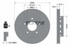 Textar Rear Brake Disc Pro+ Vented 92174205 256mm thumbnail