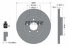 Textar Rear Brake Disc Pro Vented 92174503 302mm thumbnail