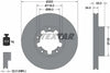 Textar Front Coated Brake Disc Pro Vented 92174603 263mm thumbnail