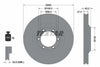 Textar Front Coated Brake Disc Pro Vented 92174803 280mm thumbnail