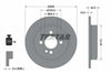 Textar Rear Brake Disc Pro Solid 92175003 259mm thumbnail