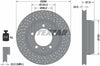 Textar Rear Brake Disc Pro+ Perforated Vented 92176705 299mm thumbnail