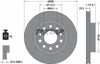Textar Rear Brake Disc Pro Vented 92176903 269mm thumbnail