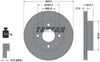 Textar Front Coated Brake Disc Pro Vented 92179103 231mm thumbnail