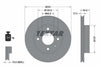 Textar Front Coated Brake Disc Pro Vented 92179103 231mm thumbnail