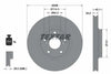 Textar Front Coated Brake Disc Pro Vented 92185403 296mm thumbnail