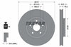 Textar Front Coated Brake Disc Pro Vented 92185603 315mm thumbnail