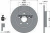 Textar Rear Brake Disc Solid 92195200 290mm thumbnail