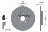 Textar Rear Brake Disc Solid 92195200 290mm thumbnail