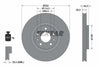 Textar Front Coated Brake Disc Pro Vented 92195403 320mm thumbnail