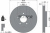 Textar Front Coated Brake Disc Pro Vented 92198203 276mm thumbnail
