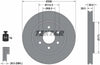 Textar Front Coated Brake Disc Pro Vented 92199603 296mm thumbnail