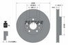 Textar Front Coated Brake Disc Pro Vented 92202403 280mm thumbnail