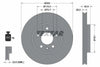 Textar Front Coated High-Carbon Brake Disc Pro+ Vented 92205605 300mm thumbnail