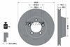 Textar Rear Brake Disc Pro+ Vented 92220607 330mm thumbnail