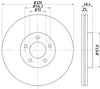 Textar Front Coated Brake Disc Pro Vented 92223503 320mm thumbnail