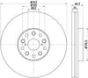 Textar Front Coated Brake Disc Pro Vented 92224203 357mm thumbnail