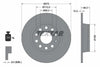 Textar Rear Brake Disc Pro Solid 92224903 272mm thumbnail