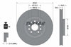 Textar Front Coated High-Carbon Brake Disc Pro+ Vented 92229805 340mm thumbnail