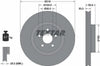 Textar Front Coated Brake Disc Pro Vented 92236503 316mm thumbnail