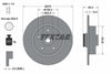 Textar Rear Brake Disc Pro Solid 92237203 270mm thumbnail