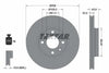Textar Front Coated Brake Disc Pro Vented 92241503 258mm thumbnail