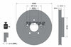 Textar Front Coated Brake Disc Pro Vented 92243103 280mm thumbnail