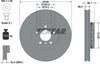 Textar Front Coated High-Carbon Brake Disc Pro+ Two-Piece Brake Disc Vented 92253725 348mm thumbnail