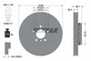 Textar Front Coated High-Carbon Brake Disc Pro+ Two-Piece Brake Disc Vented 92253725 348mm thumbnail