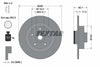 Textar Rear Brake Disc Pro Solid 92254103 290mm thumbnail