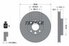 Textar Front Coated Brake Disc Pro Vented 92255203 258mm thumbnail