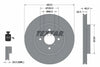 Textar Front Coated Brake Disc Pro Vented 92255303 272mm thumbnail