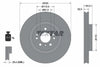 Textar Front Coated High-Carbon Brake Disc Pro+ Vented 92260405 330mm thumbnail