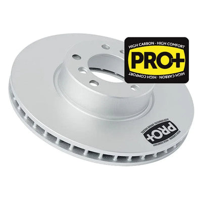 1 X Front Coated High-Carbon Brake Disc Pro+ Vented 92262705 Textar 360 mm Diameter - tradevehicleparts.co.uk