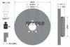 Textar Front Coated High-Carbon Brake Disc Pro+ Two-Piece Brake Disc Vented 92265325 370mm thumbnail