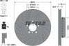 Textar Front Coated High-Carbon Brake Disc Pro+ Drilled Dimples Two-Piece Brake Disc Slotted Vented 92265425 370mm thumbnail