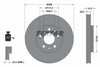 Textar Front Coated Brake Disc Pro Vented 92268803 296mm thumbnail
