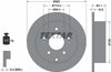 Textar Rear Brake Disc Pro Solid 92269403 262mm thumbnail