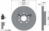Textar Front Coated Brake Disc Pro Vented 92271903 276mm thumbnail