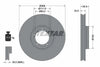 Textar Front Coated Brake Disc Pro Vented 92273003 308mm thumbnail