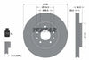 Textar Front Coated Brake Disc Pro Vented 92274203 296mm thumbnail