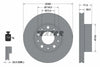 Textar Front Coated Brake Disc Pro Vented 92275003 280mm thumbnail